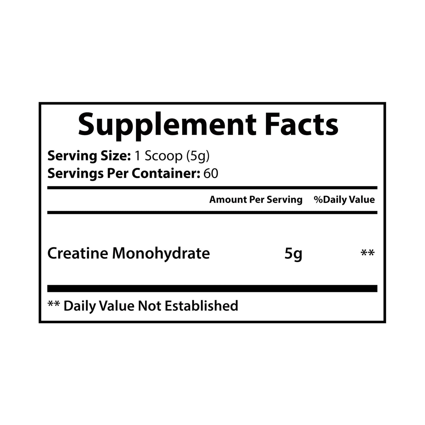 Creatine Monohydrate Supplement for Cognitive Boost