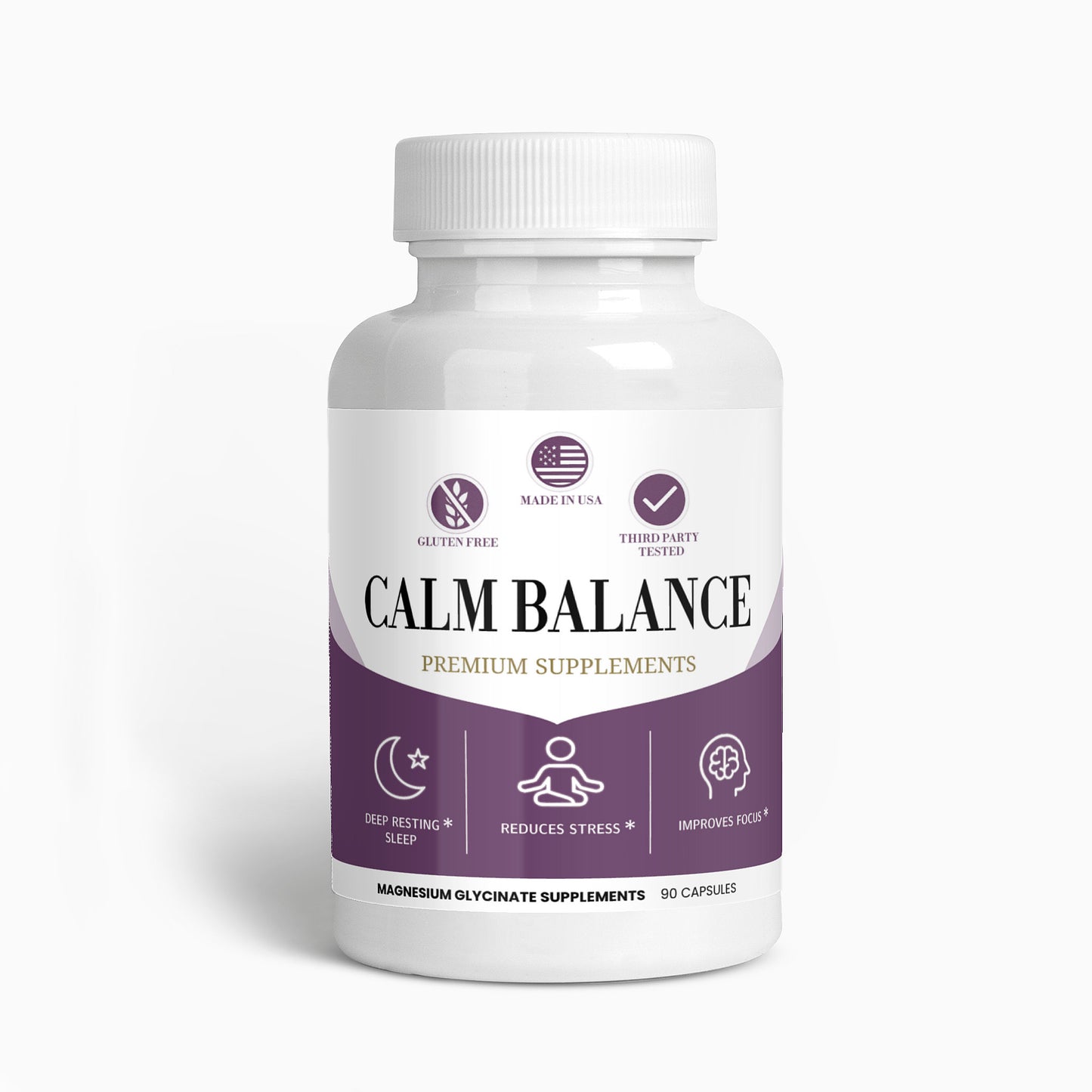 Calm Balance - Premium Magnesium Glycinate Supplements