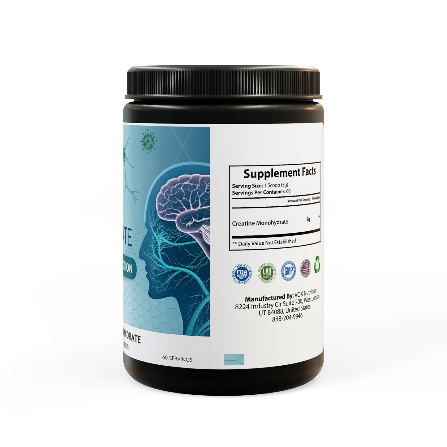 Creatine Monohydrate Supplement for Cognitive Boost