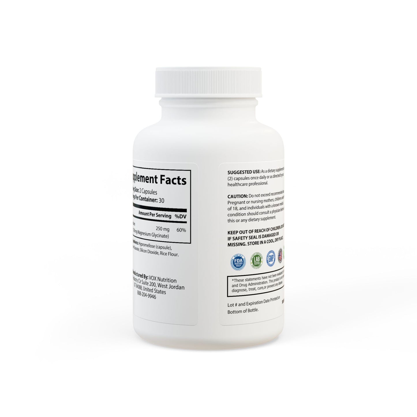 Calm Balance - Premium Magnesium Glycinate Supplements